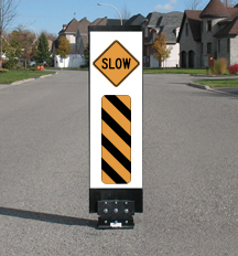 Flexible Slow Traffic Calming sign