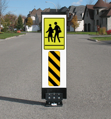 Flexible WC-2 School Crossing Sign