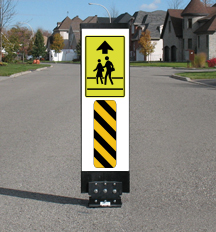 Traffic calming sign - WC-2A School Crossing Ahead