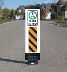 Flexible sign - Shared Pathway