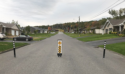 Speed reduction - Local street - City of Edmundston, NB