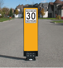Balise de limite de vitesse P-70-4-B Maximum 30 Secteur Tome V